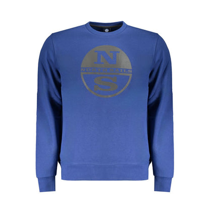 North Sails Blauer Baumwollpullover für Männer