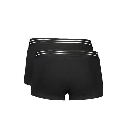 Cavalli Class Schwarz Baumwolle Männer Boxer