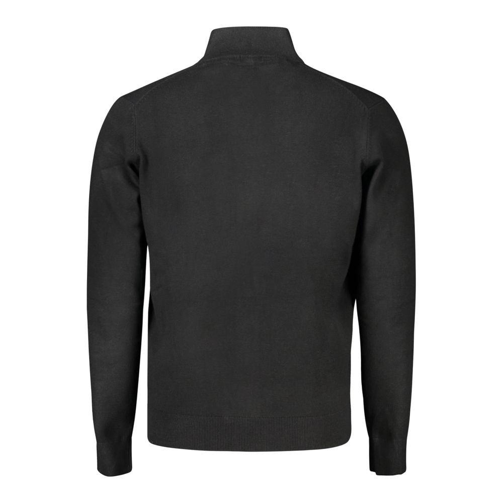 Norway 1963 Schwarze Polyamid-Strickjacke für Männer