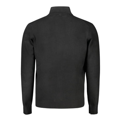 Norway 1963 Schwarze Polyamid-Strickjacke für Männer