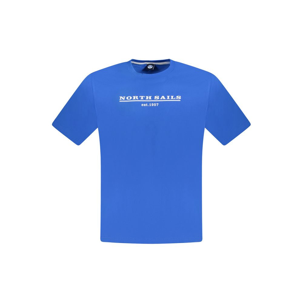North Sails Blau Baumwolle Männer T-Shirt