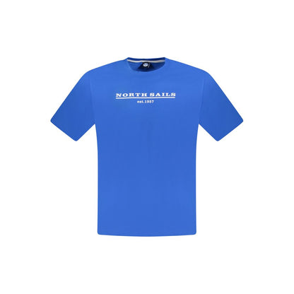 North Sails Blau Baumwolle Männer T-Shirt