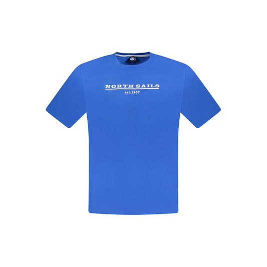 North Sails Blau Baumwolle Männer T-Shirt