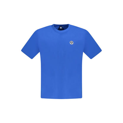 North Sails Blau Baumwolle Männer T-Shirt