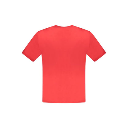 North Sails Rotes Baumwolle Männer T-Shirt