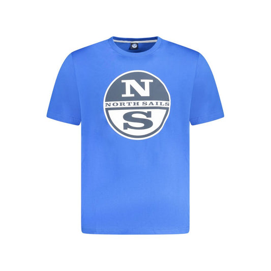 North Sails Blau Baumwolle Männer T-Shirt