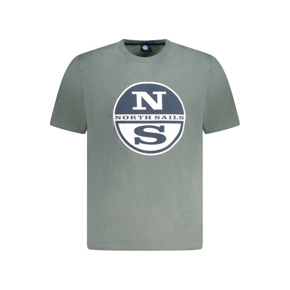 North Sails Grünes Baumwolle Männer T-Shirt