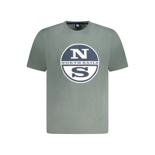 North Sails Grünes Baumwolle Männer T-Shirt