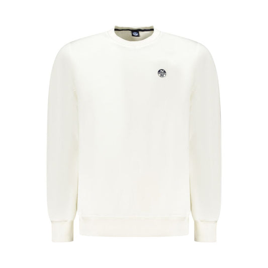 North Sails Weißer Baumwollpullover für Männer