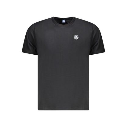 North Sails Schwarzes Baumwolle Männer T-Shirt