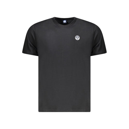 North Sails Schwarzes Baumwolle Männer T-Shirt