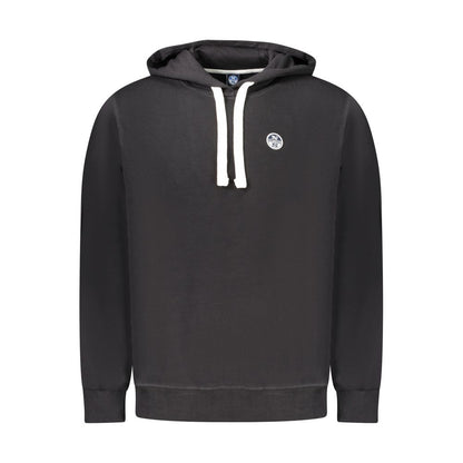 North Sails Schwarzer Baumwollpullover für Männer