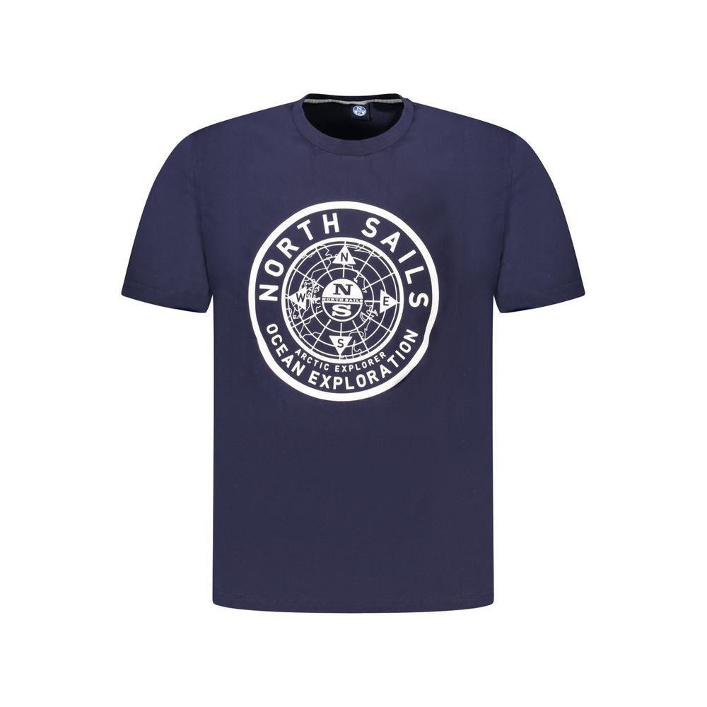North Sails Blau Baumwolle Männer T-Shirt