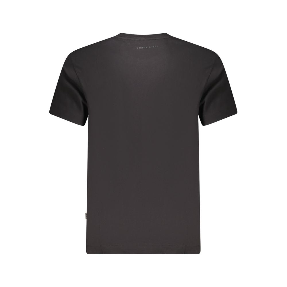Pepe Jeans Schwarzes Baumwolle Männer T-Shirt
