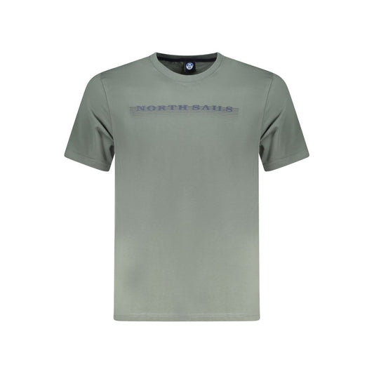 North Sails Grünes Baumwolle Männer T-Shirt