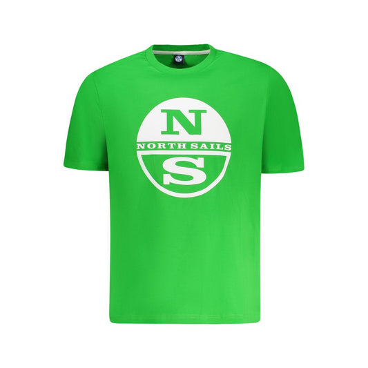 North Sails Grünes Baumwolle Männer T-Shirt