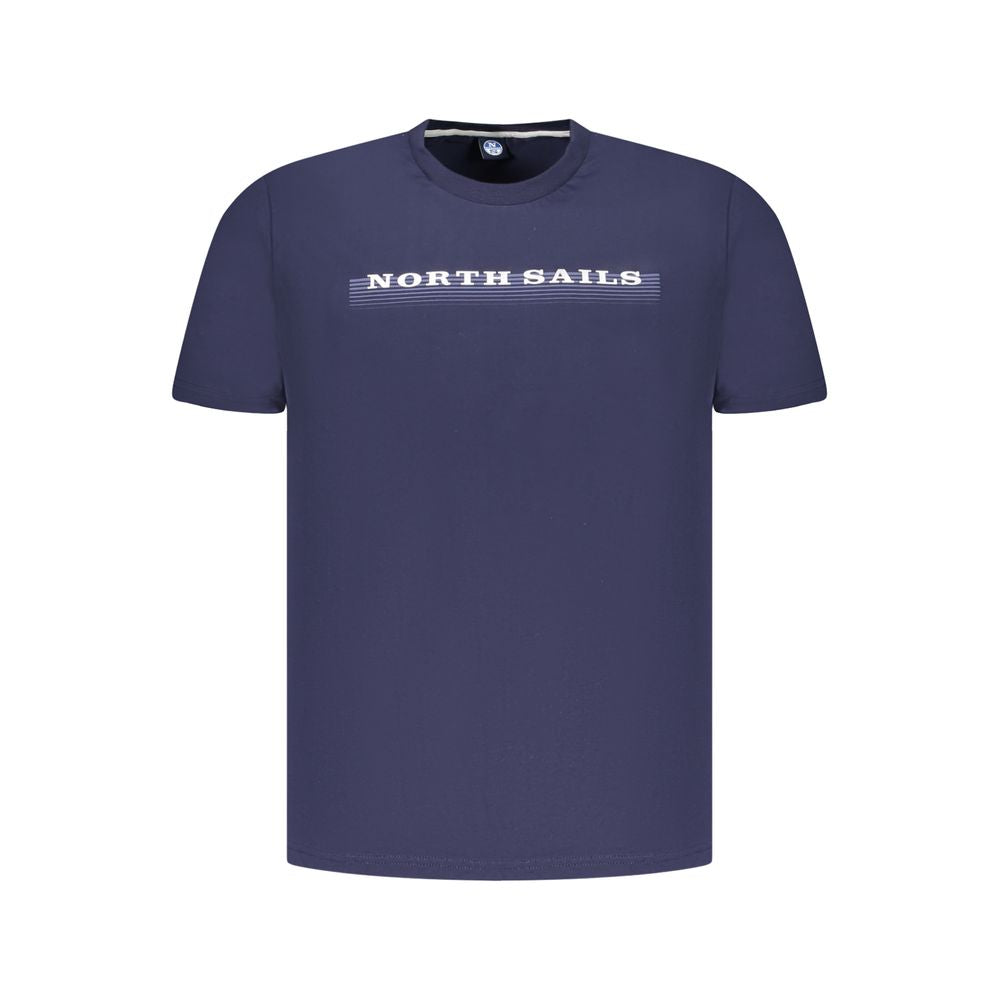 North Sails Blau Baumwolle Männer T-Shirt