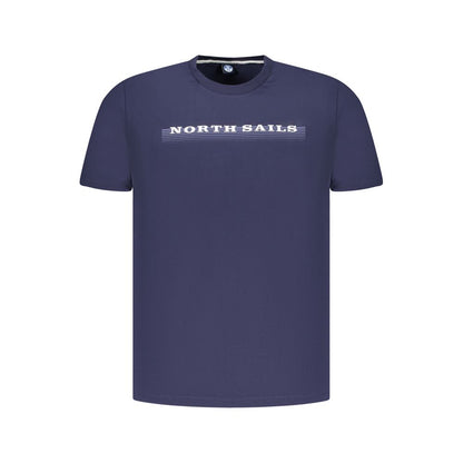 North Sails Blau Baumwolle Männer T-Shirt