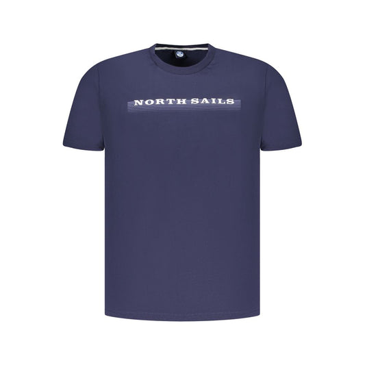 North Sails Blau Baumwolle Männer T-Shirt