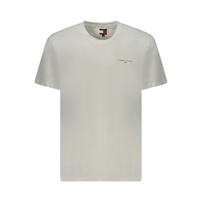 Tommy Hilfiger Weißes Baumwolle Männer T-Shirt