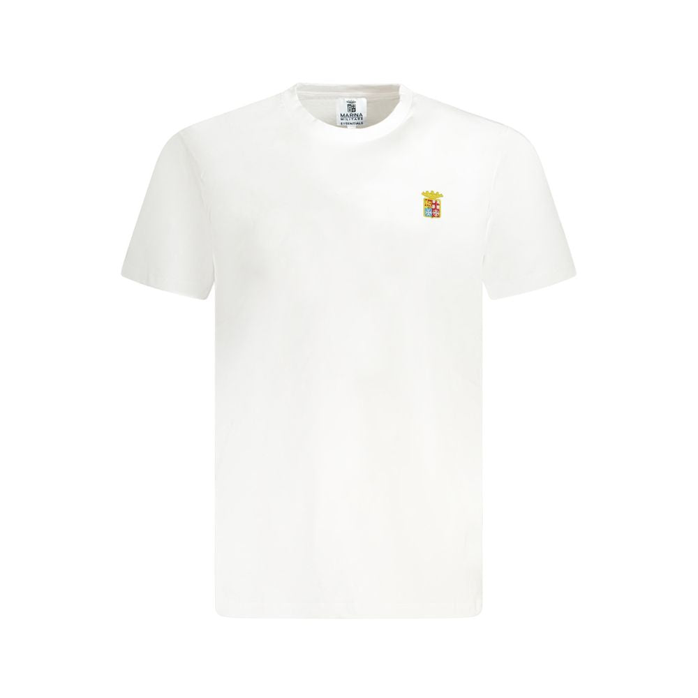 Marina Militare T-Shirt aus weißer Baumwolle