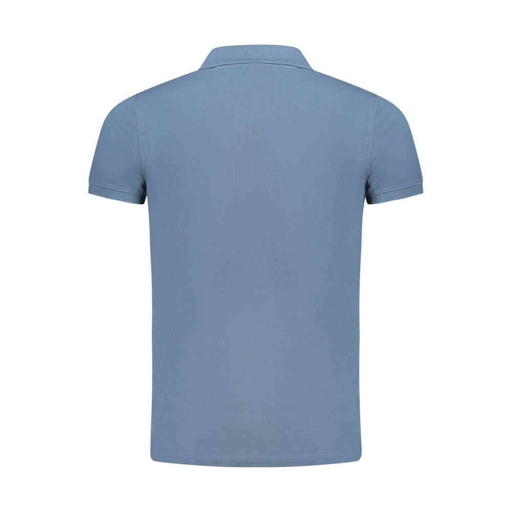 Norway 1963 Blaues Baumwoll-Poloshirt