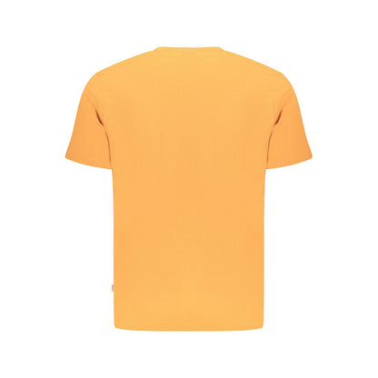 Pepe Jeans Orangefarbenes T-Shirt aus Baumwolle