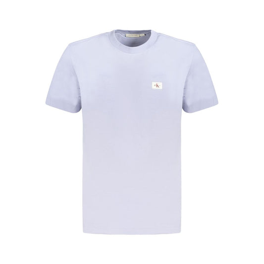 Calvin Klein Hellblaues Baumwolle Herren T-Shirt
