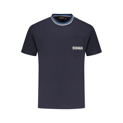 Napapijri T-Shirt aus blauer Baumwolle