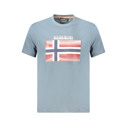 Napapijri Braunes Baumwoll-T-Shirt für Männer