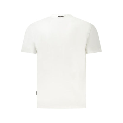 Napapijri Weißes Baumwolle Männer T-Shirt