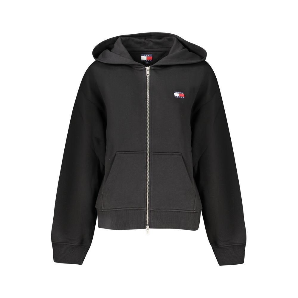 Tommy Hilfiger Schwarzer Baumwollpullover für Frauen