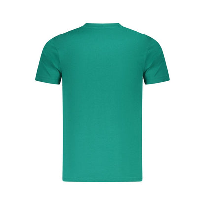 Cavalli Class Grünes Baumwolle Männer T-Shirt
