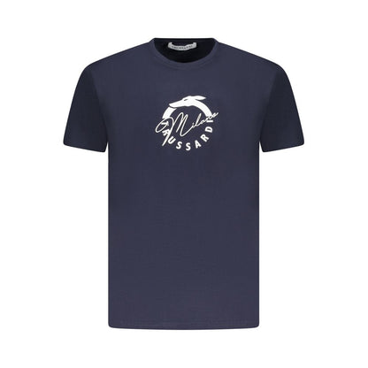 Trussardi Blau Baumwolle Männer T-Shirt
