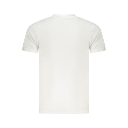 Cavalli Class Weißes Baumwolle Männer T-Shirt