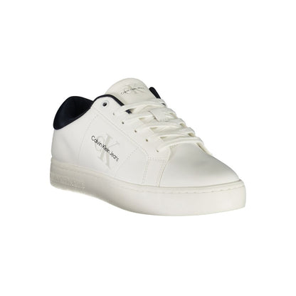 Calvin Klein Weißes Leder Herren Sneaker