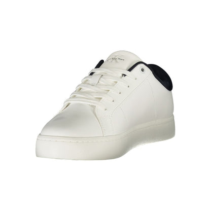 Calvin Klein Weißes Leder Herren Sneaker