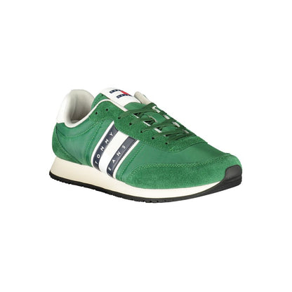 Tommy Hilfiger Grüner Polyester Herren Sneaker