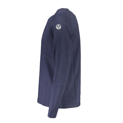 North Sails Blau Baumwolle Männer T-Shirt