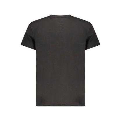 Tommy Hilfiger Schwarzes Baumwolle Männer T-Shirt