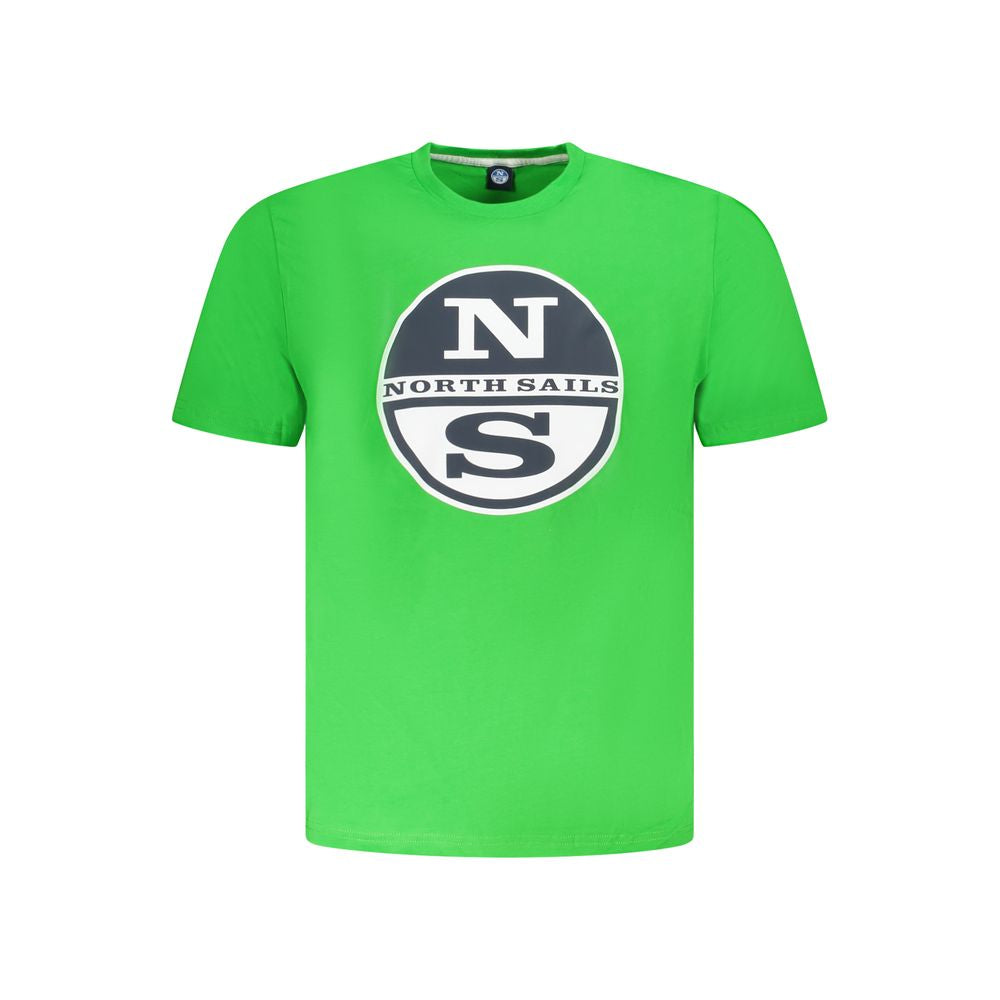 North Sails Grünes Baumwolle Männer T-Shirt