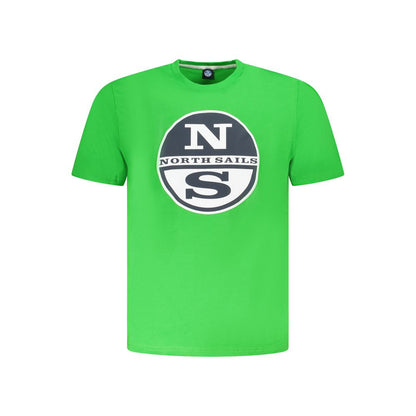 North Sails Grünes Baumwolle Männer T-Shirt