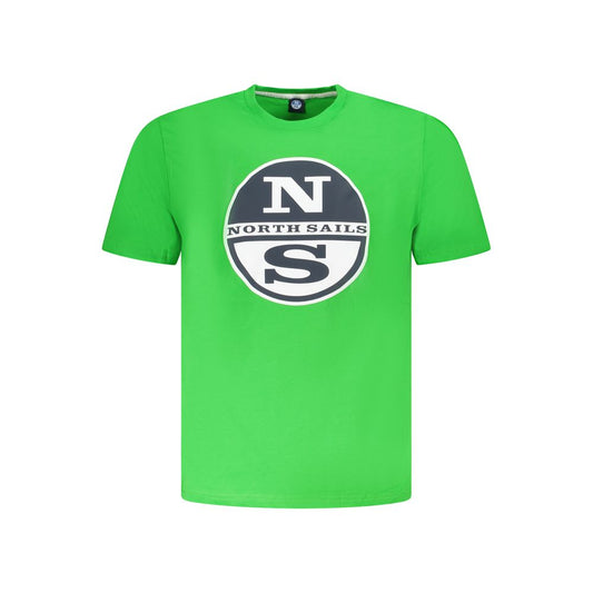 North Sails Grünes Baumwolle Männer T-Shirt