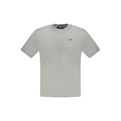 North Sails Braunes Baumwoll-T-Shirt für Männer
