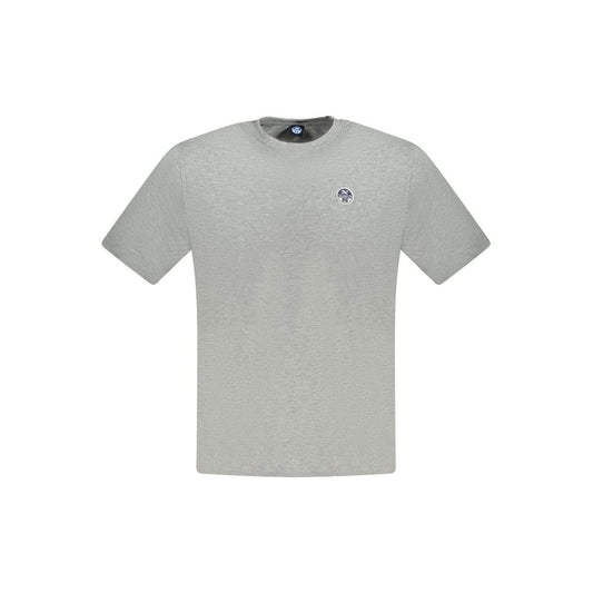 North Sails Braunes Baumwoll-T-Shirt für Männer