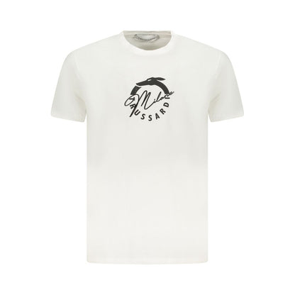 Trussardi Weißes Baumwolle Männer T-Shirt