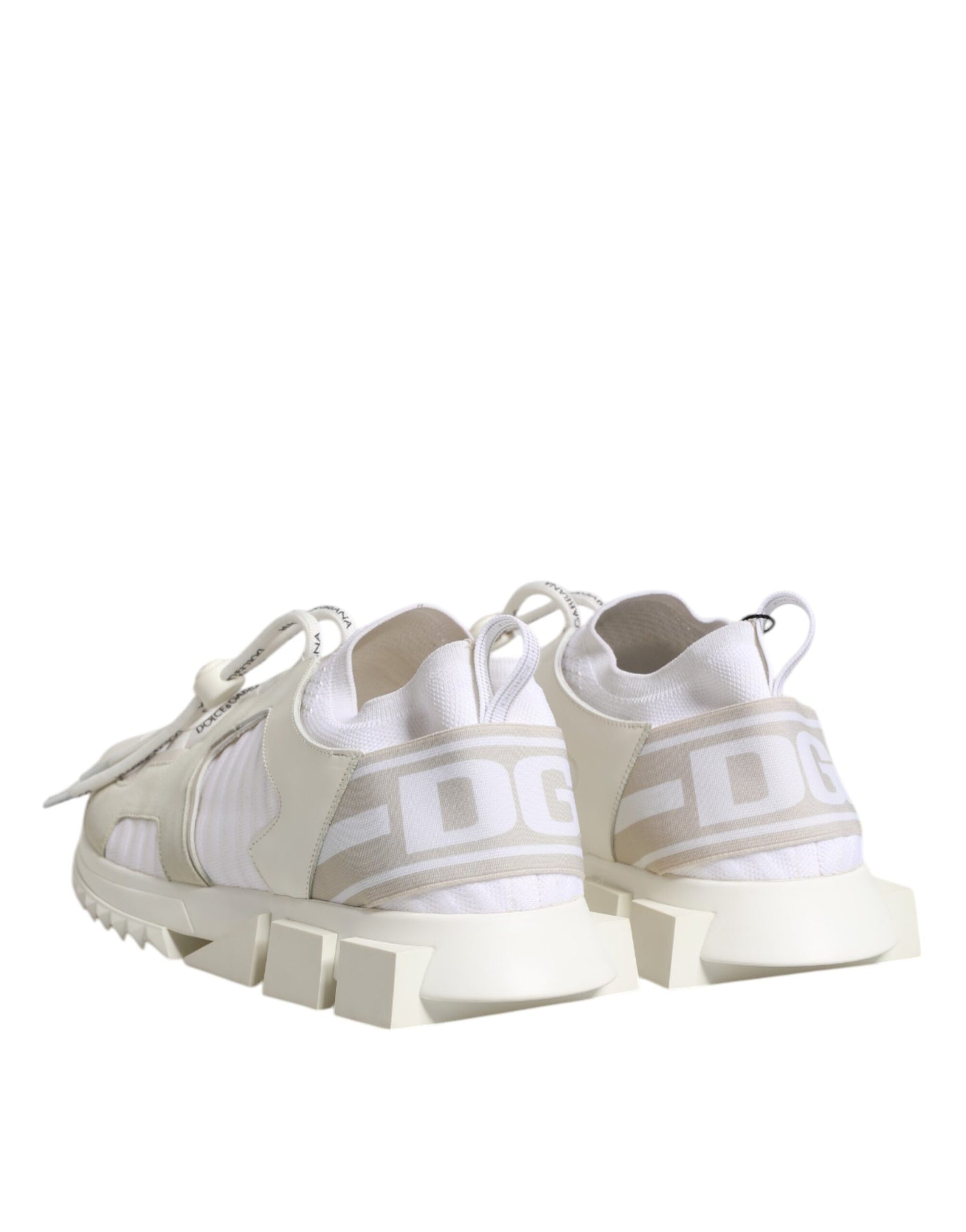 Dolce & Gabbana Weiß Mesh Sorrento Trekking Turnschuhe Schuhe