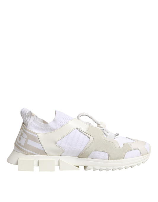 Dolce & Gabbana Weiß Mesh Sorrento Trekking Turnschuhe Schuhe