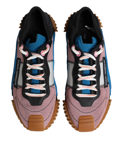 Dolce & Gabbana Multicolor Lace Up Low Top NS1 Turnschuhe Schuhe