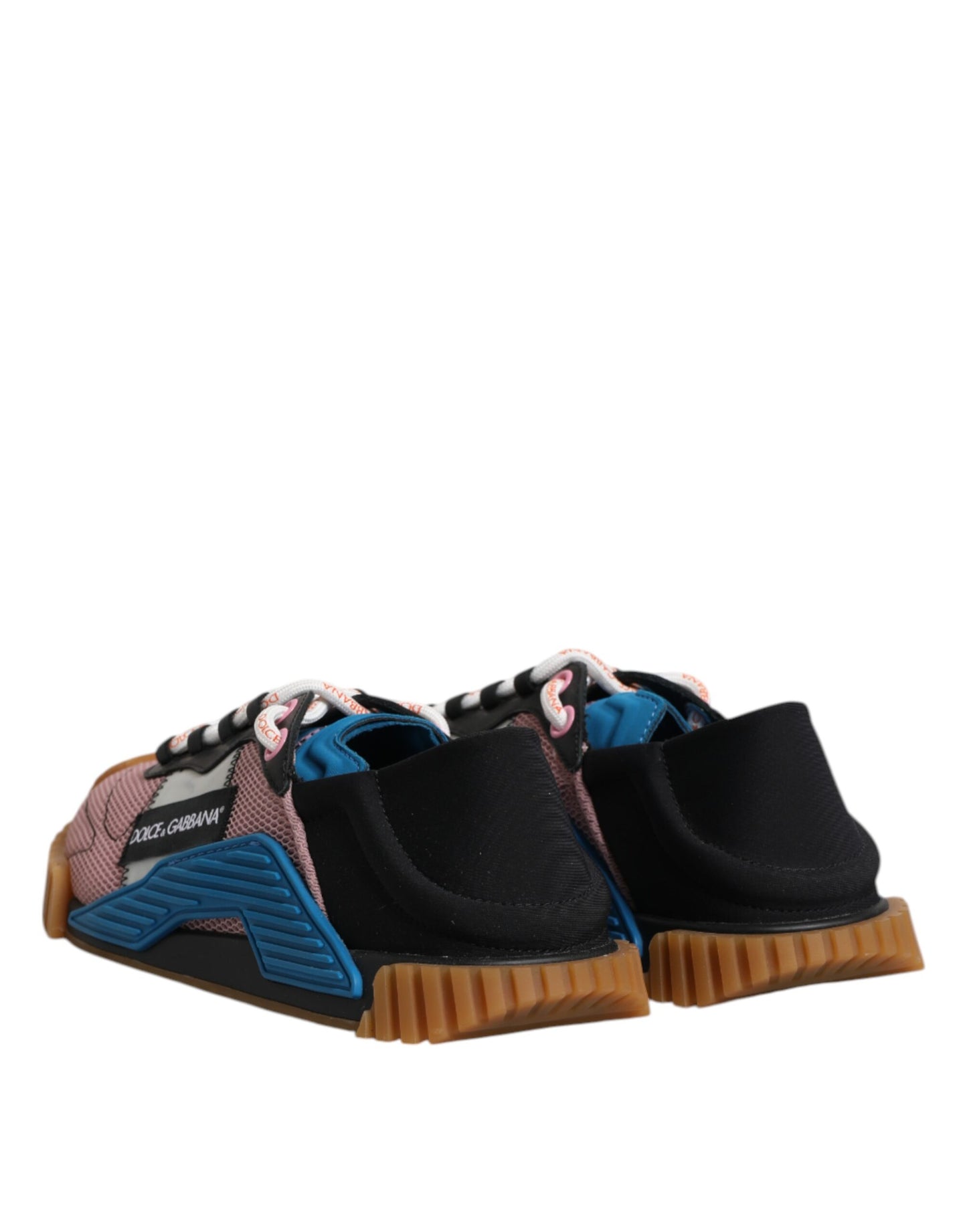 Dolce & Gabbana Multicolor Lace Up Low Top NS1 Turnschuhe Schuhe